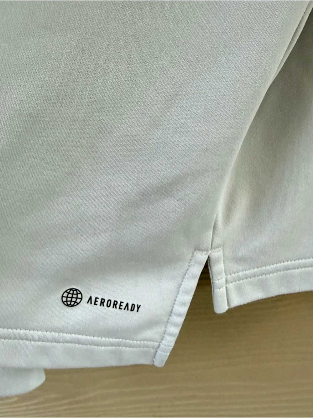ADIDAS Aeroready Men's Team Issue Quarter Zip Light Grey Active Sweatshirt Sz XL